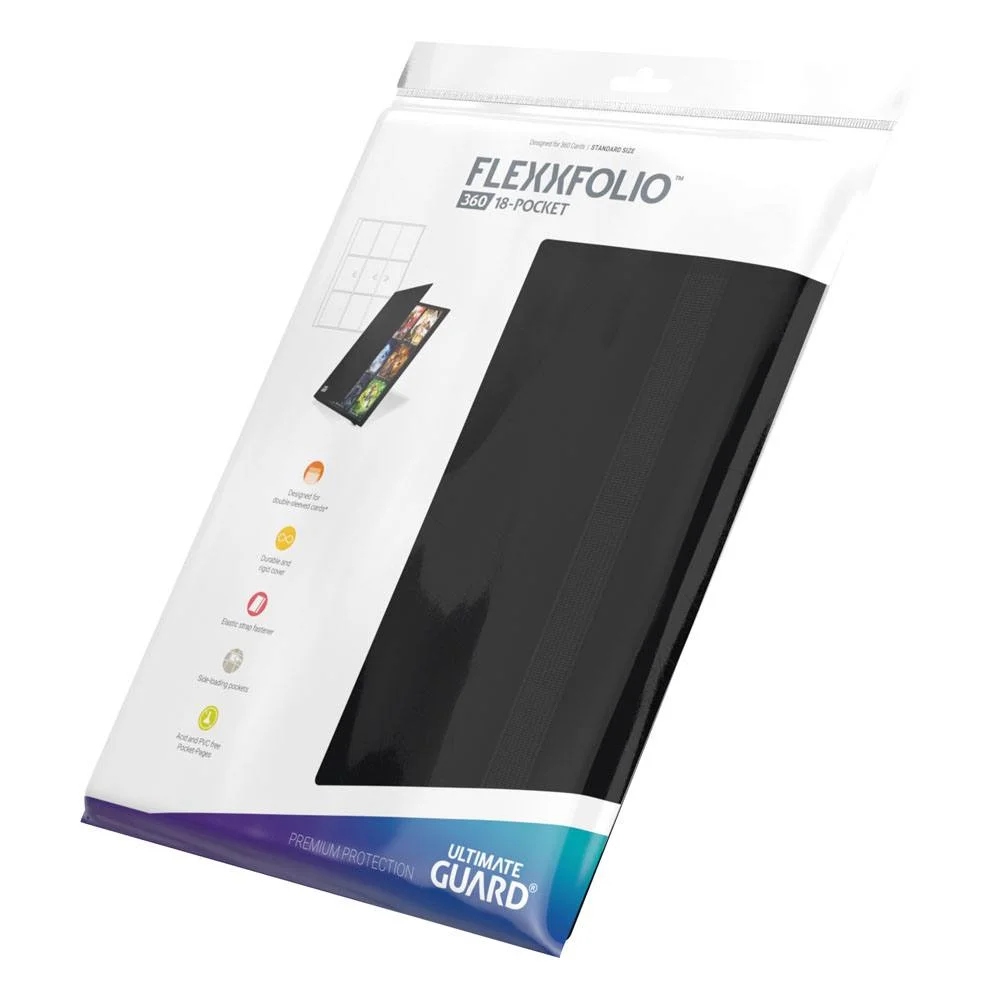 Ultimate Guard Flexxfolio (360 double-sleeved cards) 18-Pocket 70 x 94 mm - Black